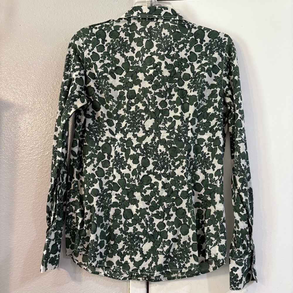 Tory Burch Vine Pattern Brigitte Blouse Vine Ivy … - image 3